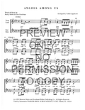 Angels Among Us — sheet music preview, arranged by Tedda Lippincott