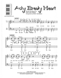 Achy Breaky Heart — sheet music preview, arranged by Nancy Bergman