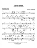 Go The Distance — sheet music preview, arranged by Joey Minshall