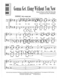 Gonna Get Along Without You Now — sheet music preview, arranged by Nancy Bergman