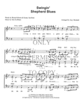 The Swingin' Shepherd Blues — sheet music preview, arranged by Joey Minshall