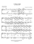 If I Were A Bell — sheet music preview, arranged by Joey Minshall