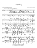 Sing Sing — sheet music preview, arranged by Joey Minshall
