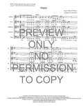 Happy — sheet music preview, arranged by Lauren Kahn