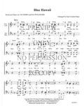 Blue Hawaii — sheet music preview, arranged by Jean Kane