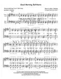 Good Morning Baltimore — sheet music preview, arranged by Michael Gellert