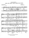Grandpa (Tell Me 'Bout The Good Old Days) — sheet music preview, arranged by Tedda Lippincott