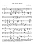 God Bless America — sheet music preview, arranged by Tedda Lippincott