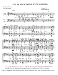 I'll Be Your Friend Until Forever — sheet music preview, arranged by Tedda Lippincott