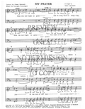 My Prayer — sheet music preview, arranged by Tedda Lippincott