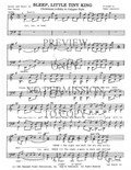 Sleep, Little Tiny King — sheet music preview, arranged by Tedda Lippincott