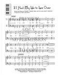 If I Had My Life To Live Over — sheet music preview, arranged by Nancy Bergman