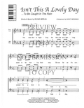 Isn't This A Lovely Day To Be Caught In The Rain — sheet music preview, arranged by Nancy Bergman