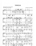 Y.m.c.a. — sheet music preview, arranged by Joey Minshall
