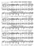 Life Upon The Wicked Stage — sheet music preview, arranged by Tedda Lippincott