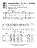 Mississippi (M-I Crooked Letter) — sheet music preview, arranged by Nancy Bergman