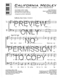 California, Here I Come — sheet music preview, arranged by Nancy Bergman