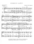 Forest Lawn — sheet music preview, arranged by Tedda Lippincott