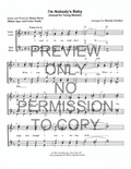 YW - I'm Nobody's Baby — sheet music preview, arranged by Marsha Zwicker