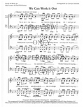 We Can Work It Out — sheet music preview, arranged by Carolyn Schmidt