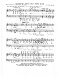 Paintin' This Old Town Blue — sheet music preview, arranged by David Briner