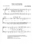 Today, I Love Everybody (From The Motion Picture The Farmer Takes A Wife) — sheet music preview, arranged by Diane Clark