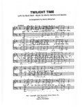 Twilight Time — sheet music preview, arranged by Nancy Bergman