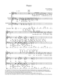 Happy — sheet music preview, arranged by Traci Voss
