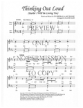 Thinking Out Loud — sheet music preview, arranged by Elaine Gain