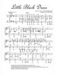 Little Black Dress — sheet music preview, arranged by Elaine Gain