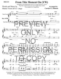 YW - From This Moment On — sheet music preview, arranged by Carolyn Johnson