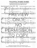 YW - I'm Gonna Marry Harry — sheet music preview, arranged by Carolyn Johnson