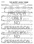 YW - Muppet Show Theme — sheet music preview, arranged by Carolyn Johnson