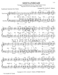 YW - Shenandoah — sheet music preview, arranged by Carolyn Johnson