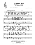 Sister Act — sheet music preview, arranged by Suzy Lobaugh