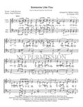 Someone Like You — sheet music preview, arranged by Michael Gellert