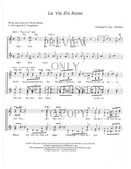 La Vie En Rose — sheet music preview, arranged by Joey Minshall