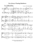 I'm Always Chasing Rainbows — sheet music preview, arranged by Anna Maria Parker