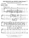 Oh! Honey (Frenchy) — sheet music preview, arranged by Carolyn Johnson
