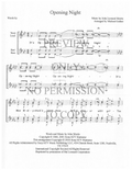 Opening Night — arr. Michael Gellert