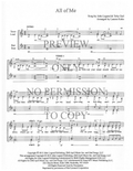 All Of Me — sheet music preview, arranged by Lauren Kahn
