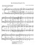 My Christmas Song For You — sheet music preview, arranged by Sherry Berkley