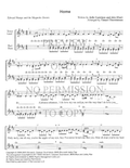 Home — sheet music preview, arranged by Timari Thorstenson