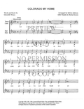 Colorado My Home — sheet music preview, arranged by Sylvia Alsbury