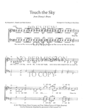 Touch The Sky — sheet music preview, arranged by Matt Parks