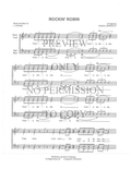 Rockin' Robin — sheet music preview, arranged by Tedda Lippincott