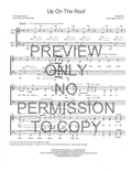 Up On The Roof — sheet music preview, arranged by Susan Kegley