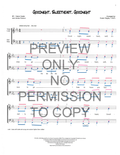 Goodnight, Sweetheart, Goodnight — sheet music preview, arranged by Susan Kegley