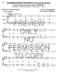 YW - Barbershop Buddies — sheet music preview, arranged by Carolyn Johnson