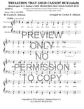 Treasures That Gold Cannot Buy — sheet music preview, arranged by Carolyn Johnson